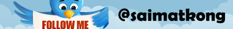 Follow saimatkong @ twitter
