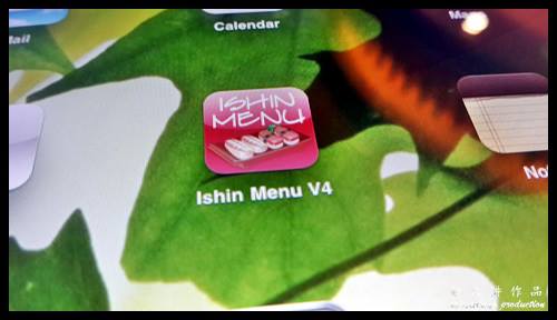 iPad Menu at 一心 Ishin Japanese Dining @ Old Klang Road