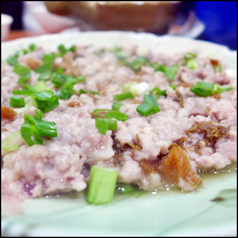 Kwan Kee Claypot Rice (坤記煲仔小菜) @ Sheung Wan 上環 : Steamed Pork Patty (簡易蒸肉餅)