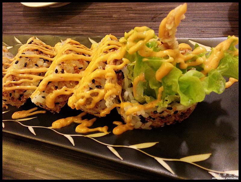 Bonbori Japanese Cuisine @ Setiawalk, Puchong : Soft Shell Crab Spicy Mayo Maki RM12.90