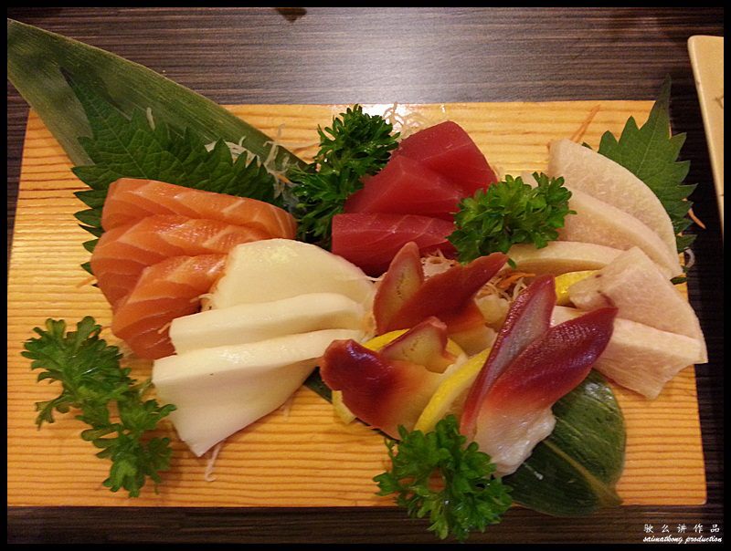 Bonbori Japanese Cuisine @ Setiawalk, Puchong : Sashimi Platter RM57.70