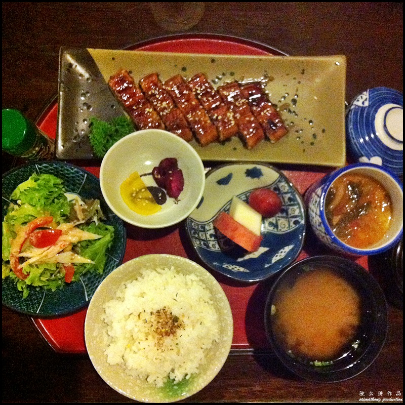 Hyotan Japanese Restaurant @ SS15, Subang : Unagi Kabayaki Set (RM45)