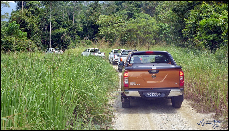 Photo of road convoy to waterfall