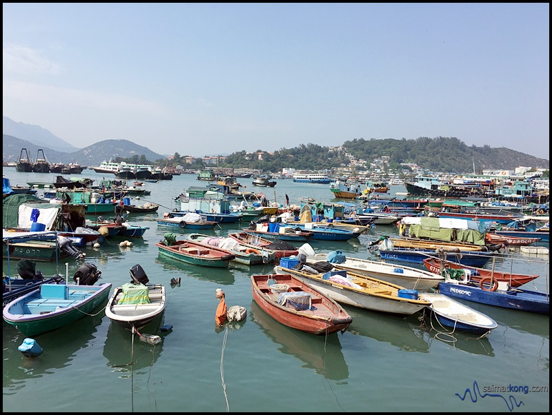 Welcome to Cheung Chau 長洲! Instead of tall buildings, you'll see many colorful fishing boats at Cheung Chau Island.