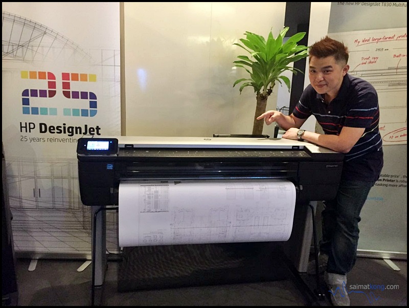 If you haven't seen it, this is the HP DesignJet T830 MFP Printer.