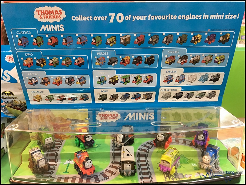Priced at Rm8.90/pack, the Thomas & Friends Collectible Mini Toy Train in Single Blind Pack can be purchased from Hamleys, Toys"R"Us, Aeon Jusco, myNEWS, Parkson, Robinsons and Popular Bookstore.