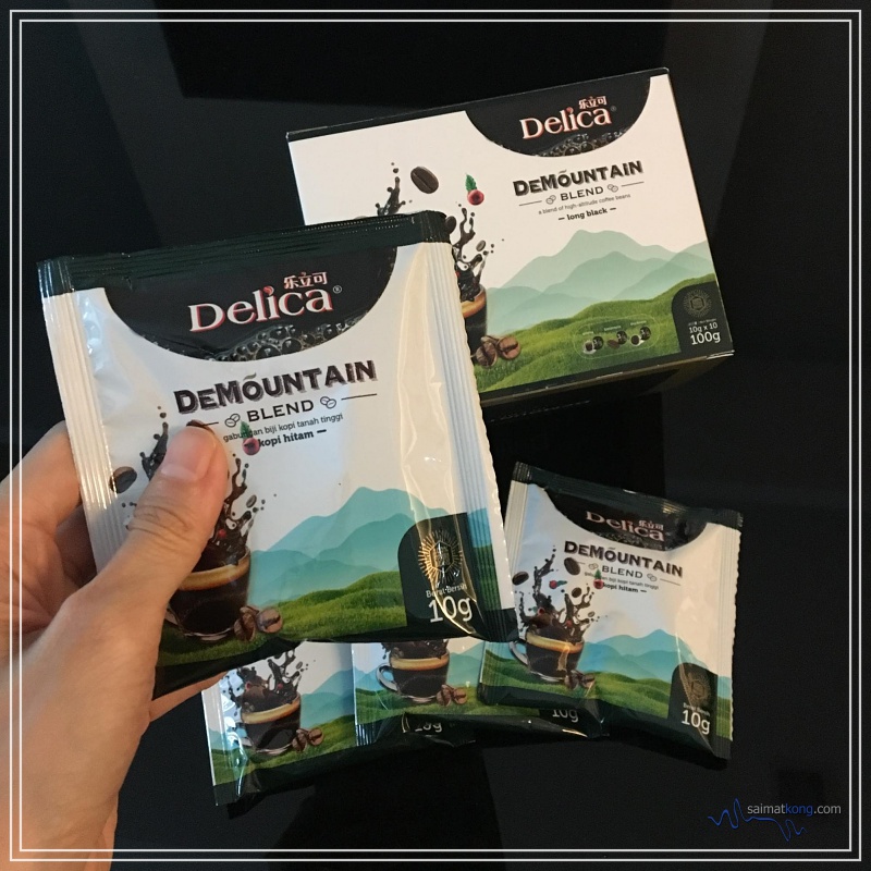 Stop and Smell Delica - If you like strong flavored coffee, then this DeMountain Long Black is for you to try.