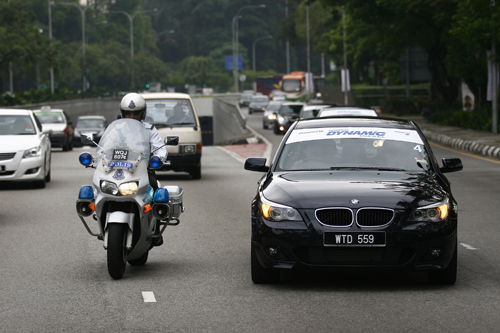 BMW Police Escort