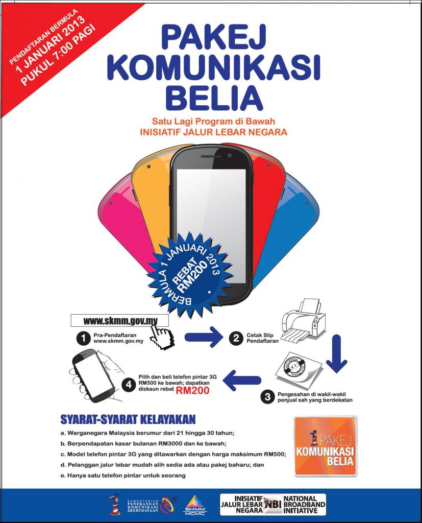 Pakej Komunikasi Belia ~ Get a Free Smartphone!