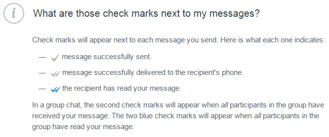 WhatsApp’s Double Blue Ticks = Message Read!