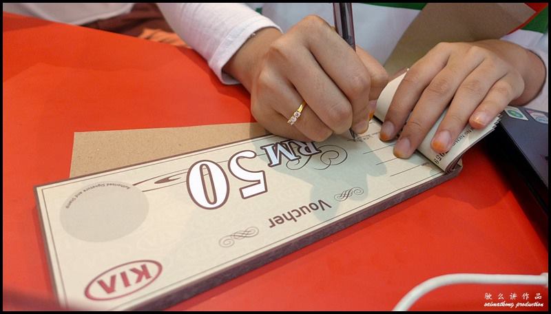 Test Drive KIA ON TOUR Roadshow 2014 : KIA owners will receive RM50 cash vouchers