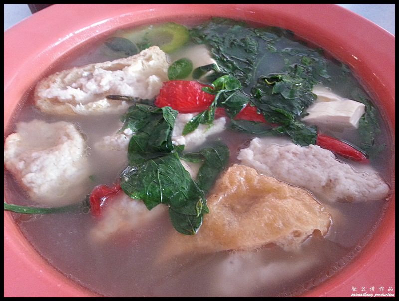 Puchong Yong Tau Fu @ Batu 14, Puchong : Yong Tau Fu in soup (RM1.20 per piece)