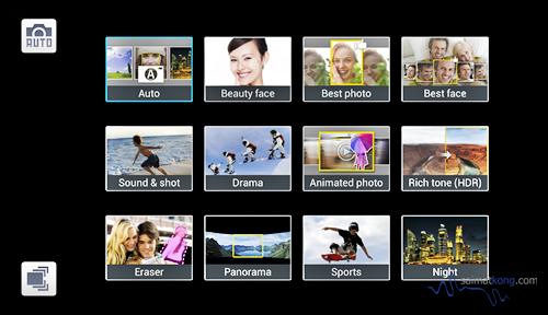 Samsung has added the following new camera options to the Galaxy S4