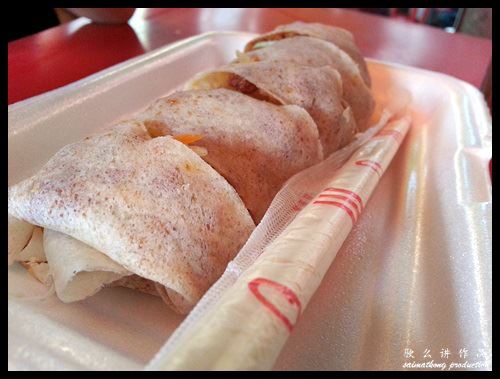 Sisters’ Crispy Popiah RM2.20 : Imbi Market