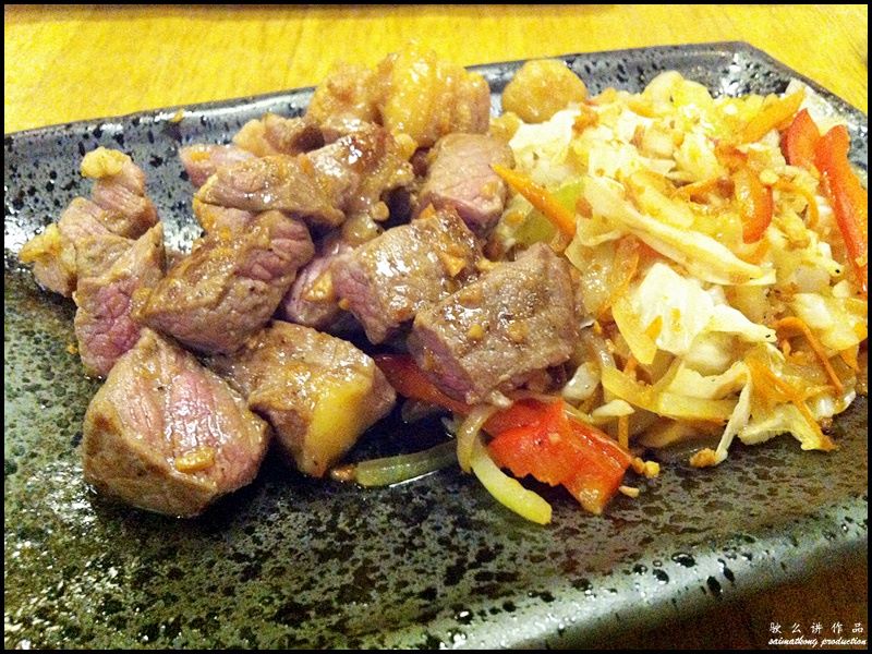 Jyu Raku Japanese Restaurant @ SS15, Subang Jaya : Saikoro Steak Yasai Itame (RM35)