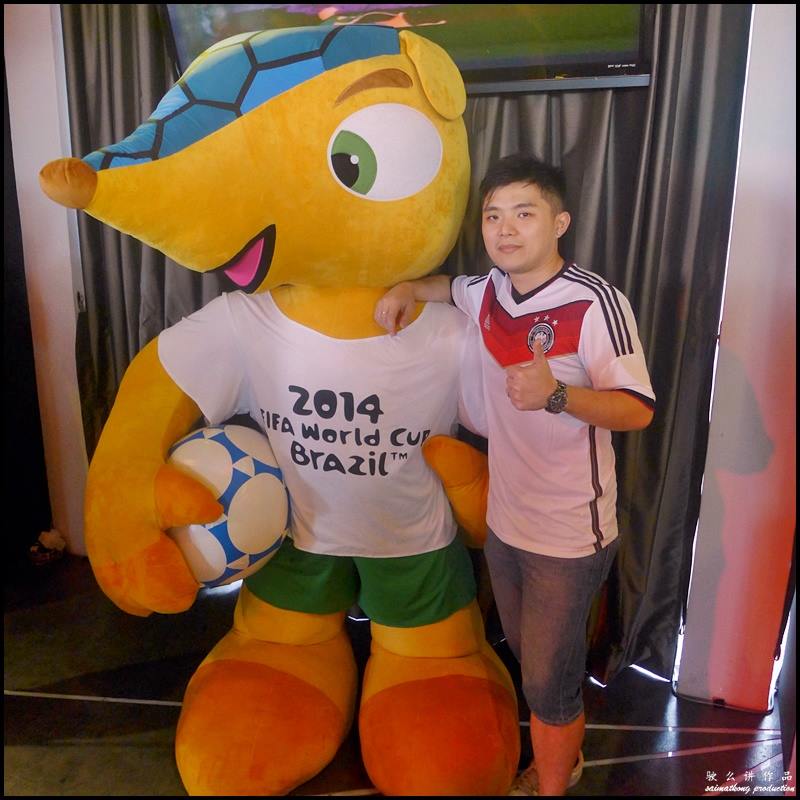 Meet the official mascot for 2014 FIFA World Cup, a three-banded armadillo called 