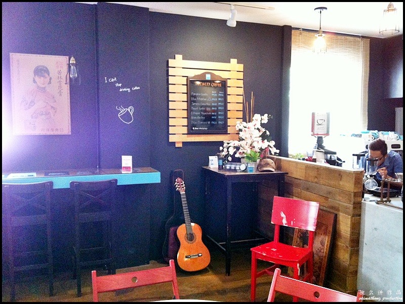 Coffee Amo @ Jalan Sultan, KL : This cafe is nicely decorated and has a quiet environment to enjoy your coffee.
