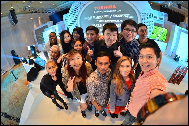 Happy faces of all bloggers who attended the Toshiba launch event coz we had so much fun learning about Toshiba new-age home appliances! Photo Credit: #TianChad