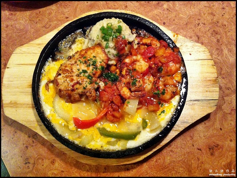 TGI Fridays @ IOI Mall : Sizzling Chicken and Shrimp (RM35.90)