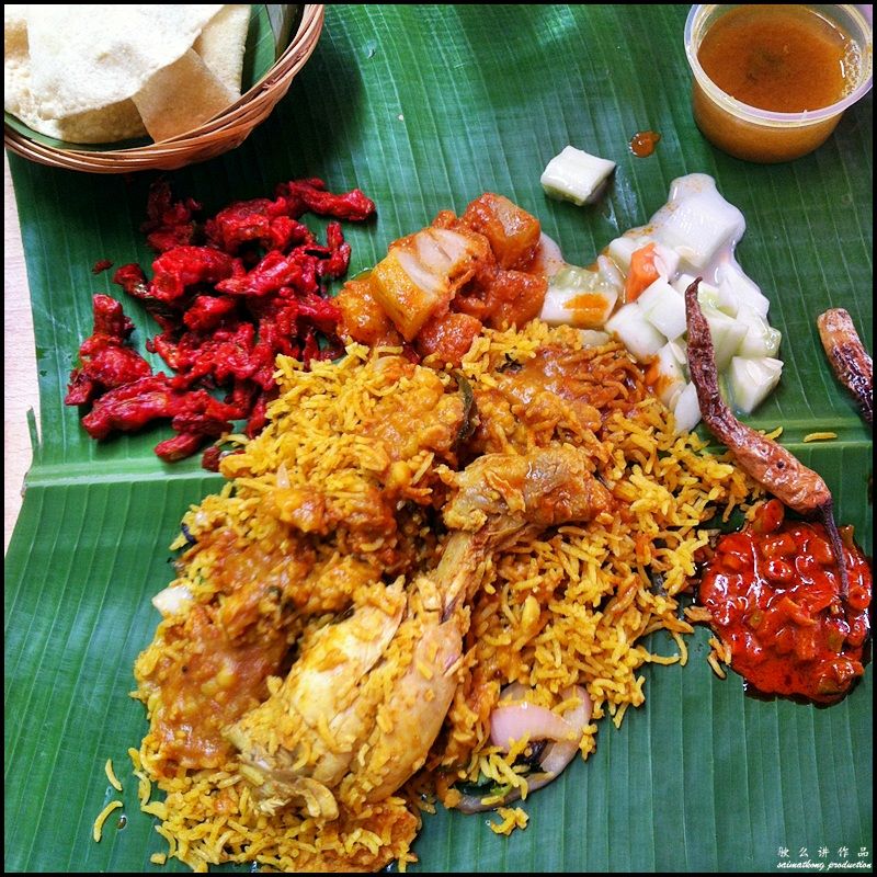 Chicken Biryani Rice set (RM12)