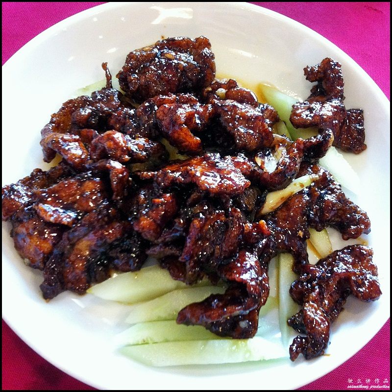 Jeff Lee Kitchen (鲜味馆) @ Sungai Buloh : Signature Crispy Pork Belly (RM15)