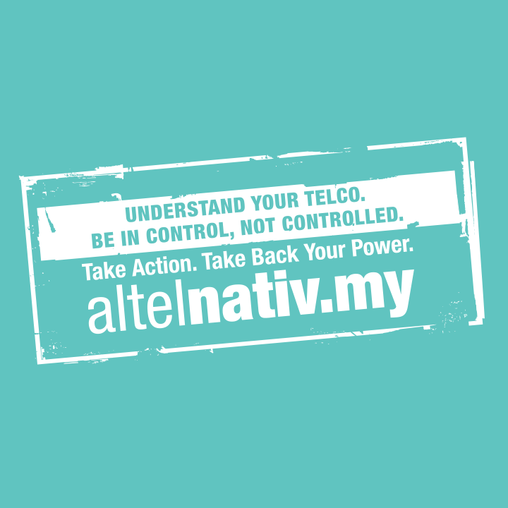 Altelnativ is a platform for Malaysian telco users to vent their anger and frustrations against any bad telco service or bad telco experience they faced from their telco provider.