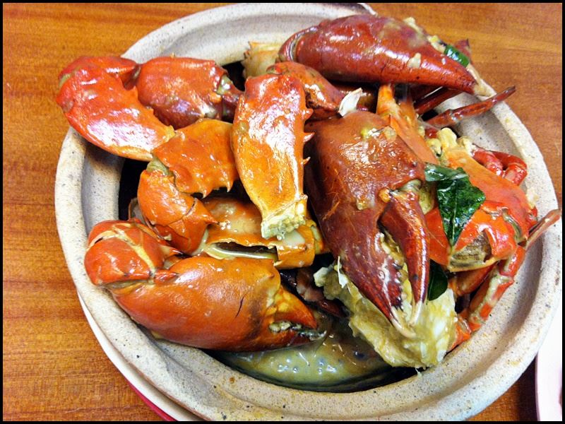Restoran Wong Poh (旺来海鲜饭店) @ Bukit Mayang Mas : Claypot Butter Crabs 瓦煲奶油蟹