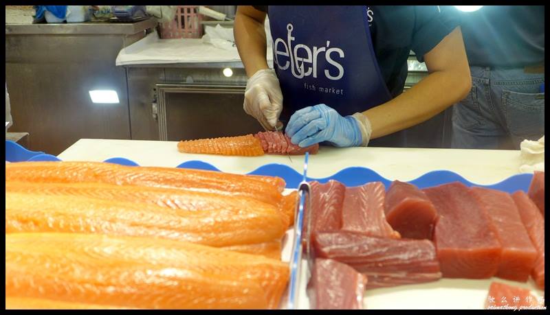 Sydney Fish Market @ Bank St Pyrmont, Sydney : Sashimi Tuna (.67 @ .95 per kg)