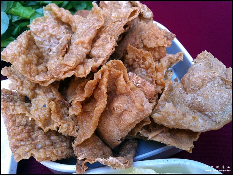 Restaurant Coco Steamboat 可可火锅 @ Bandar Puchong Jaya : Dried Beancurd Skin 炸腐竹 (RM7.90)