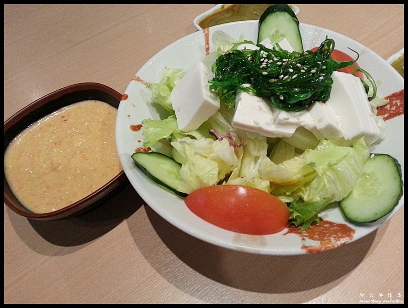Hokkaido Sushi 比海道寿司 @ 1 Utama Shopping Centre : Wakame Tofu Salad (RM9.80)