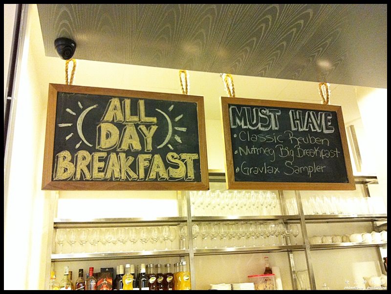 Nutmeg Bangsar also serve All Day Breakfast