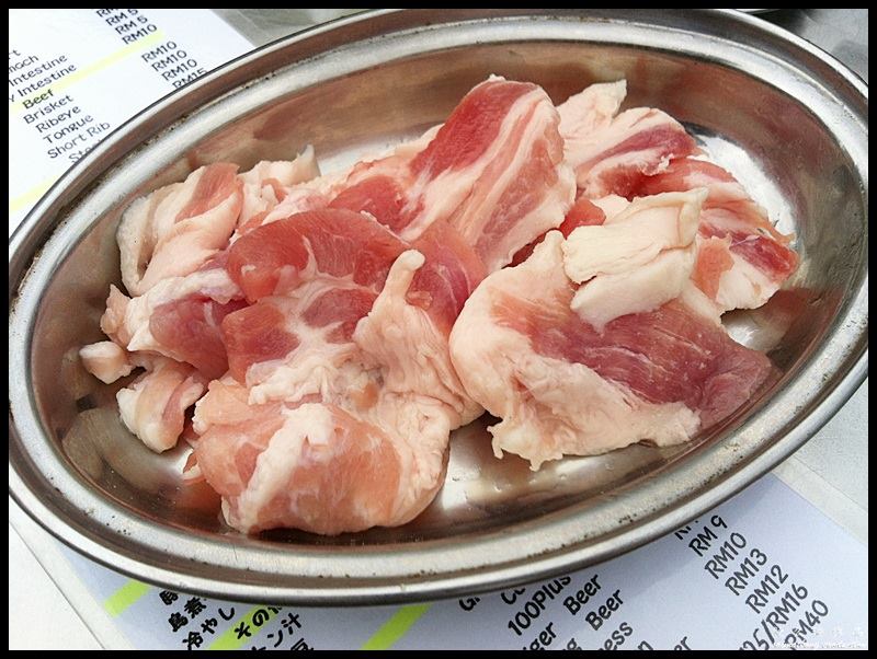 Gerai Makan Japanese BBQ 大众烧肉 @ Taman Desa : Pork Belly (RM10)