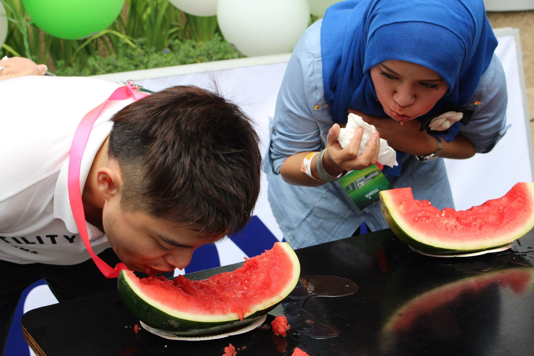 Maxis 4G Bloggers Blaze @ The Curve : Watermelon Challenge