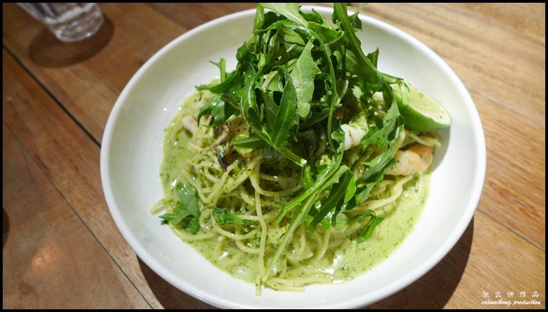 Food Review: Plan B @ Bangsar Village 1 : Arugula Pesto Spaghettini (RM22)