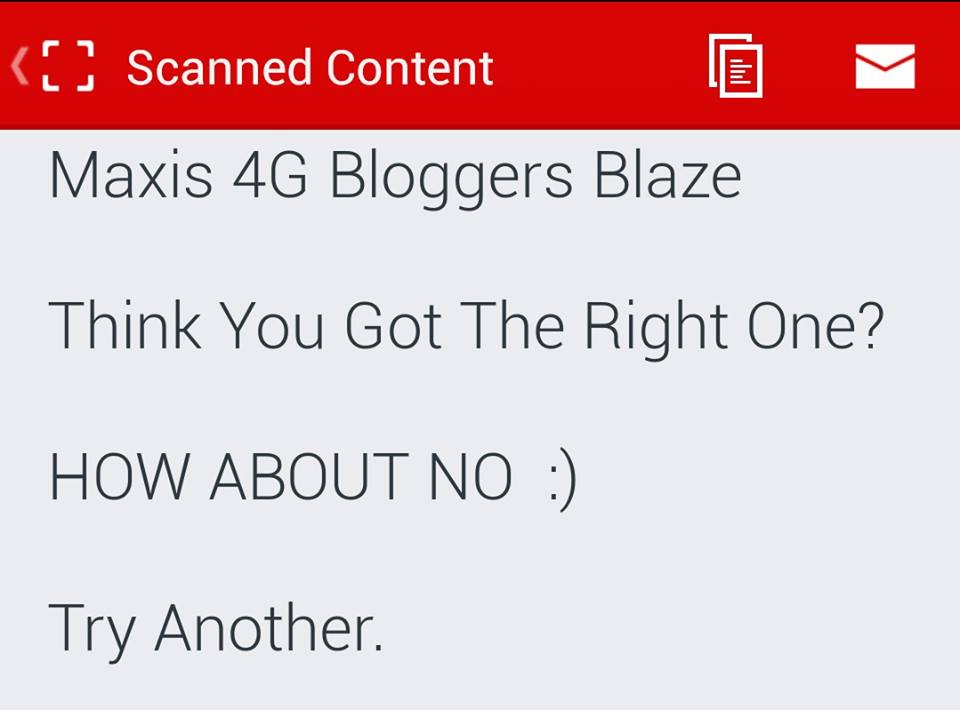 Maxis 4G Bloggers Blaze @ The Curve