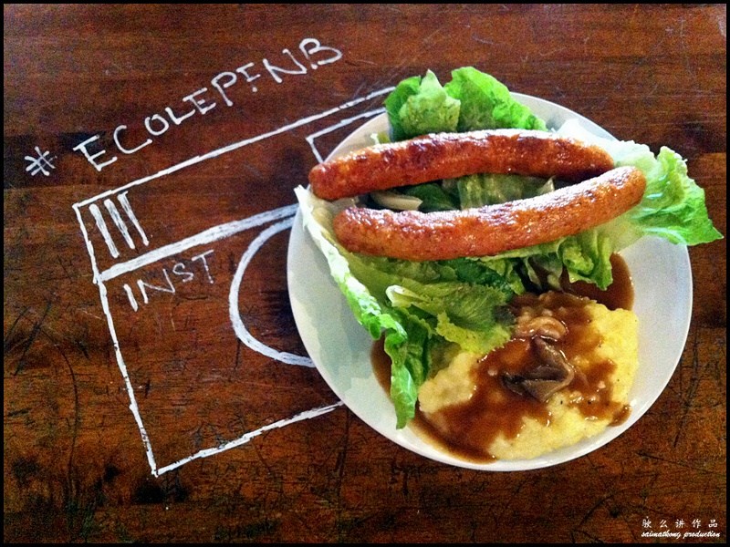 Ecole P @ Damansara Uptown, PJ : Banger & Mash (RM8.90)