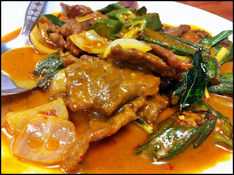 Restoran Wong Poh (旺来海鲜饭店) @ Bukit Mayang Mas : Wild Boar Curry (咖哩山豬肉)