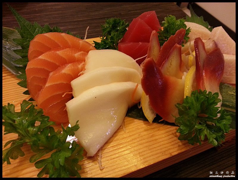 Bonbori Japanese Cuisine @ Setiawalk, Puchong : Sashimi Platter RM57.70