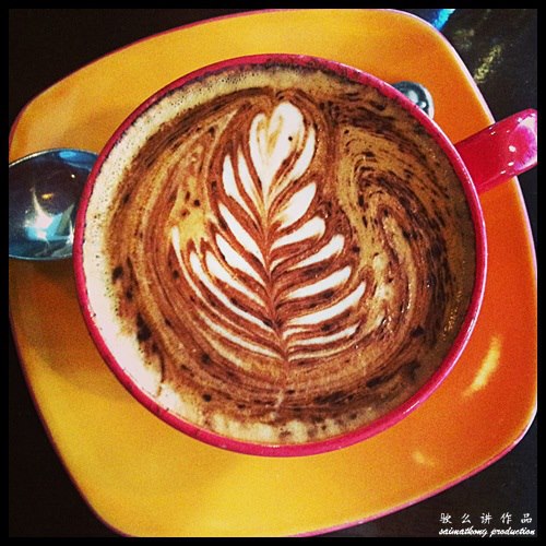 Antipodean Cafe Bangsar - Cappuccino - RM8 (Cappuccino Art)