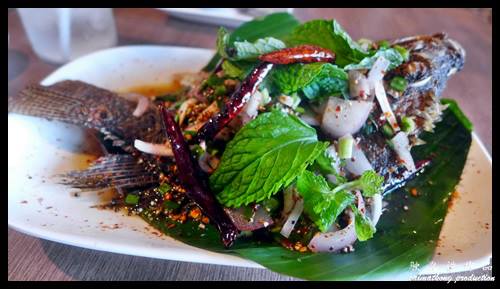 Deep Fried Fish : Som Tam Nua @ Siam Square Soi 5, Bangkok