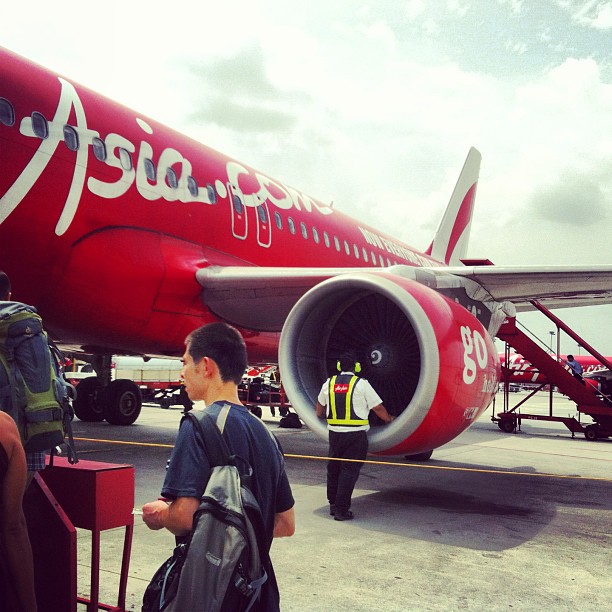 AirAsia LCCT Air Plane