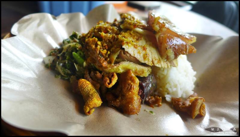 Ibu Oka Babi Guling @ Jalan Tegal Sari, Ubud : Nasi Babi Guling Special 40,000
