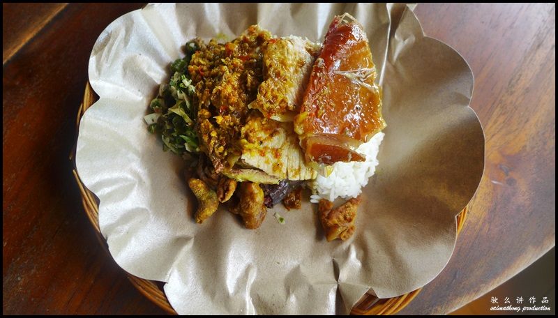 Ibu Oka Babi Guling @ Jalan Tegal Sari, Ubud : Nasi Babi Guling Special 40,000