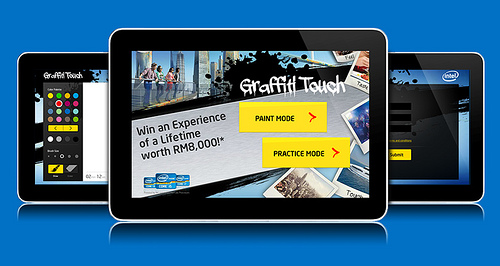 Intel Generation Today - Graffiti Touch Challenge