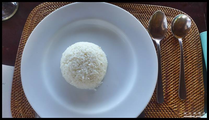 I Made Joni Restaurant & Gallery @ Ubud, Bali : Steam rice