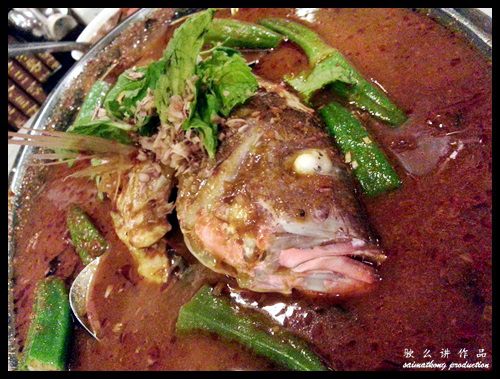 Gulai Tumis Snapper RM44.00 : The Wok Restaurant @ Bandar Puteri, Puchong