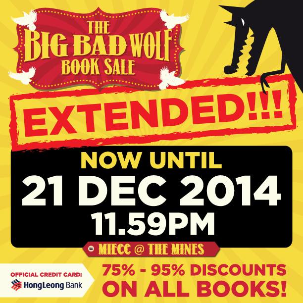 Big Bad Wolf Book Sale! @ MIECC, The Mines