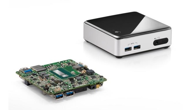 The Intel Next Unit of Computing (NUC) -  A Small & Powerful Desktop PC That Fits In The Palm Of Your Hand.
