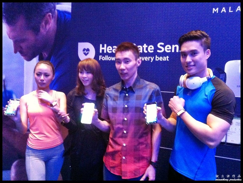Samsung GALAXY S5 + Galaxy Gear 2 + Galaxy Gear Fit Available Now! : The launch event happened last month with local Malaysian personalities Lee Chong Wei, Pandelela Rinong, Awal Ashaari.