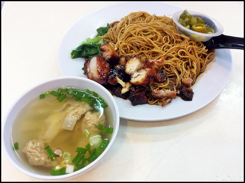 Annie 1 Family Restaurant @ Damansara Utama (Uptown), PJ : Menglembu Dry Wantan Mee with Char Siew & Wonton 萬里望驰名云吞面